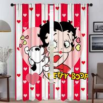 B-bettys BoopS Curtains for Living Room Curtain Blackout Curtains 2 Pieces Shades Partition Tulle for Bedroom Kitchen Elegant W50xH70cmx2pcs-CL