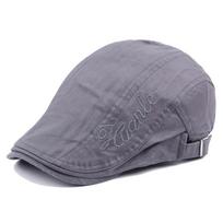 Men'S Retro Casual Beret Hot Sale Forward Hat Middle-Aged And Aged Cap Painter Hat pilka spalva