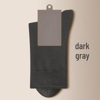 Men's Autumn Fashion Mid-Tube Socks, Sweat-Absorbent & Deodorant, Black Business Long Socks for All Seasons one size
