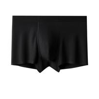Vyriškos apatinės kelnaitės Bokseriai Homme Apatiniai kelnaitės Šortai Apatiniai apatiniai Ice Silk apatinis trikotažas Knickers Boy Kelnaitės L XL XXL 3XL 4XL 5XL 6XL L juoda