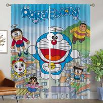 Curtains for Living Room Curtain for Room 2 Panel Doraemones Shades Halloween Decoration Partition Home Interior Curtains Camera W50xH70cmx2pcs-CL