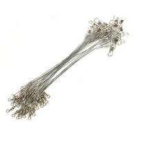 60 vnt. Žvejybos masalai 15cm 20cm 25cm Plieniniai Anti Bite Žuvies valai Masalai Žvejybos įranga meškeriojimo reikmenų rinkinys