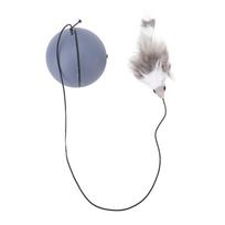 Smart Interactive Cat Ball Reduce Anxiety Moving Rolling Cat Toy for Pet Exercise Entertainment gray