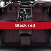 TITIPLER Custom Car Floor Mats For Ford Kuga Escape 2012-2025 Years Auto Carpets Foot Coche Accessories 2012-2019 red