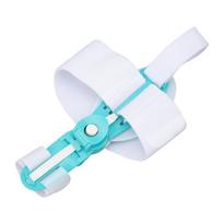 Adjustable Bunion Splint Hallux Valgus Corrector Orthopedic Bunion Toe Straightener Green and White white