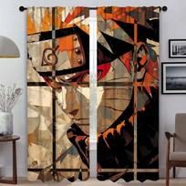 NarutoS Blackout Curtains for Camera Elegant Room Curtains 2 Pieces Shades Blinds Halloween Decoration Living Room Curtain Child W50xH70cmx2pcs-CL