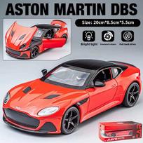 Diecast 1:24 Lydinio Modelis Automobilis Miniatiūrinis Martin DBS Superautomobilis Vaikų Kolekcionuojamas Gimtadienio Dovana Metalinis Transportas Berniukų Dovana Karštai Parduodami Žaislai auksas