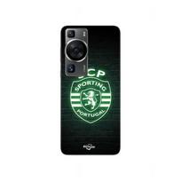 Coque Huawei P60 SCP SPORTING PORTUGAL LUMINEUX FOND NOIR Maniacase juoda