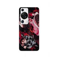 Coque Huawei P60 Pro demon slayer tanjiro nezuko attaque combat Maniacase