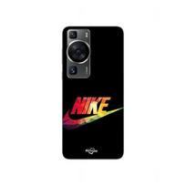 Coque - Maniacase - Huawei P60 - Souple - Noir - Nike logo coloré juoda