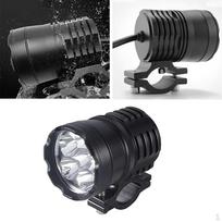 LED dviračio pagalbinis priekinis žibintas 2V suderinamas galva išorėje