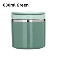 630/1000ml Food Thermal Jar Insulated Soup Cup Thermos Containers Stainless Steel Lunch Box Thermo Keep for School Children gray