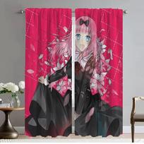 Chika Kara Kita Otoko Blackout Curtains for Camera Halloween Decoration Tulle for Bedroom Elegant Room Curtains 2 Pieces Shades W50xH70cmx2pcs-CL