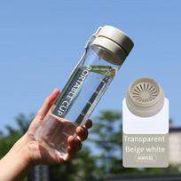 Vasaros Plastikinis Puodelis Didelės Talpos Nešiojamas Virdulys su Virve Lauko Arbatos Atskyrimo Sandarus Vandens Butelis 0.8L