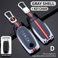 Cinko Lydinio Automobilio Raktų Dėklas Nissan Versa Maxima Rogue Armada Sentra Qashqai X-Trail 2/3/4/5 Mygtukams 2022 2023 2024 Priedai gray