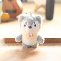 Mielas Mielas Šuniuko Pakabukas Pliušinis Žaislas Lėlė Shiba Inu Maišelio Pakabukas Raktų Pakabukas Skudurinis Lėlė Lėlė 12cm gray