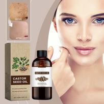 Skin Care Ricinos aliejus maitinamasis drėkinamasis drėkinamasis maitinamasis aktyvuoja plaukų folikulų priežiūra lygia esencija 100 ml ruda