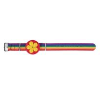 Wrist Feeder Adjustable Strap Handheld Flower Shape Detachable Colorful Hand Wrist Feeding Tool for raudona