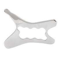Nešiojamas Gua Sha įrankis Nerūdijančio plieno masažinis grandiklis kojoms, rankoms, kaklui, pečiams gray