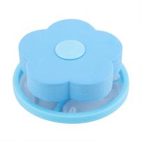 Washing Machine Hair Remover Removal Device Floating Filter Mesh Bag Flower shaped Ball Blue mėlyna