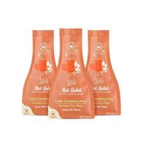 Nat Habit Face Scrub, Pumpkin Clay Exfoliating Mura For Deep Skin Detox of Dust, Smoke, Metals & Toxin (Pack of 3 x 25 gm)