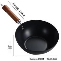 Mini nelipnus geležinis puodas indukcinei viryklei: Puikiai tinka sriuboms, pienui ir karšto puodo gaminimui 24cm without cover