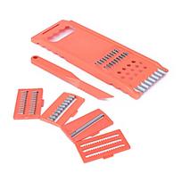 Vegetable Fruit Chopper Dicer Tools Onion Potato Carrot Lemon Slicer Multi-Blade Grater Multi-Purpose for Household pink