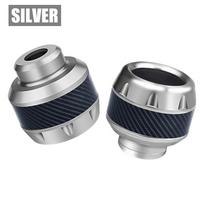 Aluminum Universal Motorcycles Falling Protector Front Sliders For Tdm 900 Gn125 Suzuki Gsxs 750 Bmw S1000r Z1000 Kawasaki Er6n sidabras