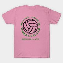 T Shirt Women Blunt Beach Volleyball Harajuku Print Kawaii Tshirt Summer Short Sleeve Female T-Shirt Top Tee S rožinė