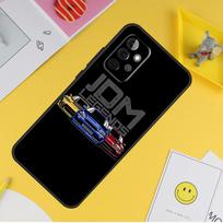 JDM Legend Drift Car Case For Samsung Galaxy A54 A34 A14 A13 A33 A53 A12 A32 A52 A71 A51 A15 A25 A35 A55 Cover Samsung A32 5G white