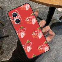 Strawberry Case For OPPO Find X6 Pro X3 X2 Neo X5 Lite OPPO Reno 6 Lite 4 5 7 8 10 8T 5Z 2Z 4Z Coque OPPO Reno4 Z 5G red