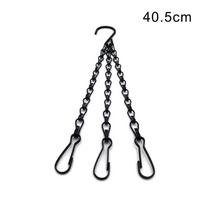 1pc Chain Basket Equipment Flower Pot For Plants Garden 40.5CM gray