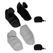 2 Pairs Weight Lifting Grips Anti-Slip Men Women Gym Workout Grips Hand Palm gray