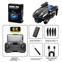 Naujas K706 Pro Dronas 8K HD Fotografijos Dronas Nuotolinio Valdymo Bekolektorinis Optinio Srauto Pozicionavimas Tri-Kamerinis Sulankstomas Kvadkopteris Žaislas Dovana 1 Battery