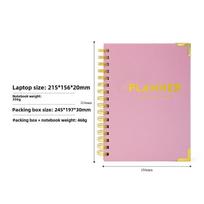 2025 A5 Monthly Planner: English Calendar with Coil Binding in Exquisite Gift Box, Custom Logo Available