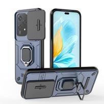 Dėl Honor 200 Lite 5G dėklo Atsparus smūgiams šarvuotas žiedinis dėklas Dėl Honor200 Honor 200Lite 5G Slankiojančios kameros objektyvo apsauginis dangtelis Honor 200 Lite 5G mėlyna