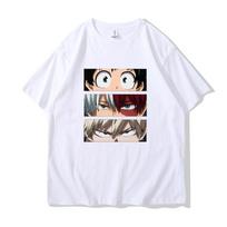 Anime My Hero Academia Cartoon Kids T-shirt Boku No Hero Academia Girls Clothes Baby Boys Black T shirt Children Tops,TH24491122 S
