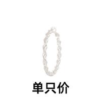 Matte Twisted Loop Earrings Exaggerated Twist Wavy Design Gypsy Earrings Internet Celebrity Mobius Ear Buckles copper