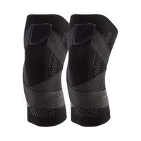 2 Pcs Knee Support Brace for Men Women Adjustable Compression Sports Knee Pad Patellar Tendon Pian Relief Sleeve Wrap for Running Volleyball L juoda