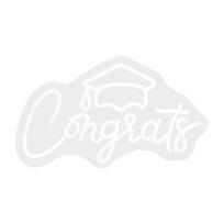 Yousheng LED Styling Light Graduation Season Neon Light Easy Installation Dimmable Class of 2025 Graduation Neon Sign Party Decoration white
