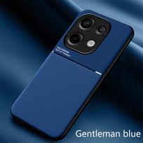 Automobilinis magnetinis laikiklis odinis dėklas, skirtas Xiaomi Redmi Note 13 Pro 5G 4G Soft Slicone, atsparus smūgiams galinis dangtelis Redmy Note13 Note13pro 5G Redmi Note 13 Pro 5G blue