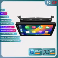 Ossuret Carplay Car Intelligent Systems Carplay Android 13 Car Radio for Fiat 500 2016 2017 2018 2019 Multimedia Video Player WIFI Autoradio Bluetooth P2CP 4Core 2G 32G AI