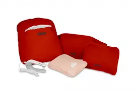 Unold Wärmi Premium Set - Elektrinis karšto vandens butelis 86023, 380 W, raudonas