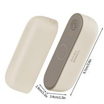 2 in 1 Rechargeable Hand Warmer Portable Mini Hand Warmer USB Charging Pocket Heater Mini Power Bank Winter Warm Supplies