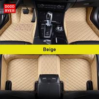 Individualūs automobilio grindų kilimėliai, skirti Ford Mondeo MK4 Fusion 2007-2013 Automobilių kilimai Kojų kojos priedai 2007-2013 MK4 smėlis