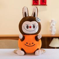 Rabbit Transforms Into Pumpkin Halloween Plush Toy Doll Rag Dolls for Boys and Girls Birthday Gifts 30cm