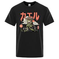 Paskutinio varlės samurajaus anime spaudiniai Marškinėliai Vyrams Laisvalaikio Kvėpuojantys Marškinėliai Apvalia Kaklo Marškinėliai Dydeli Medvilniniai trumpomis Rankovėmis Viršus S