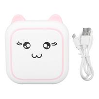 Mini Printer Thermal Inkless Black White Printing BT Connection 800mAh High Speed Low Noise rožinė