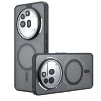 For Magsafe Magnetic Case For Nothing Phone 3A Pro Matte Smūgiams atsparūs telefono dėklai, skirti nieko Telefono 3A 3APro belaidžio įkrovimo dangtelis Nothing Phone 3A juoda