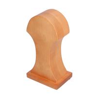 Headphone Stand Beech Unique Shape Nonslip Stable Headset Hanger Display Holder Rack beige